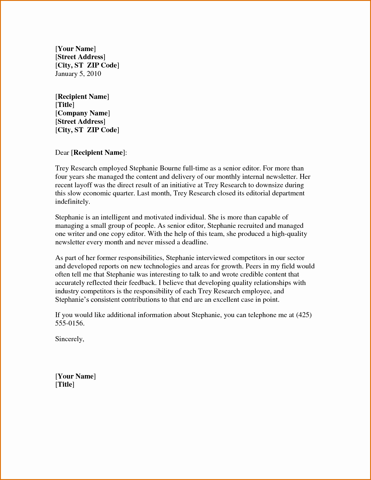 Ms Word Letter Templates Unique 13 Microsoft Word Letter Template