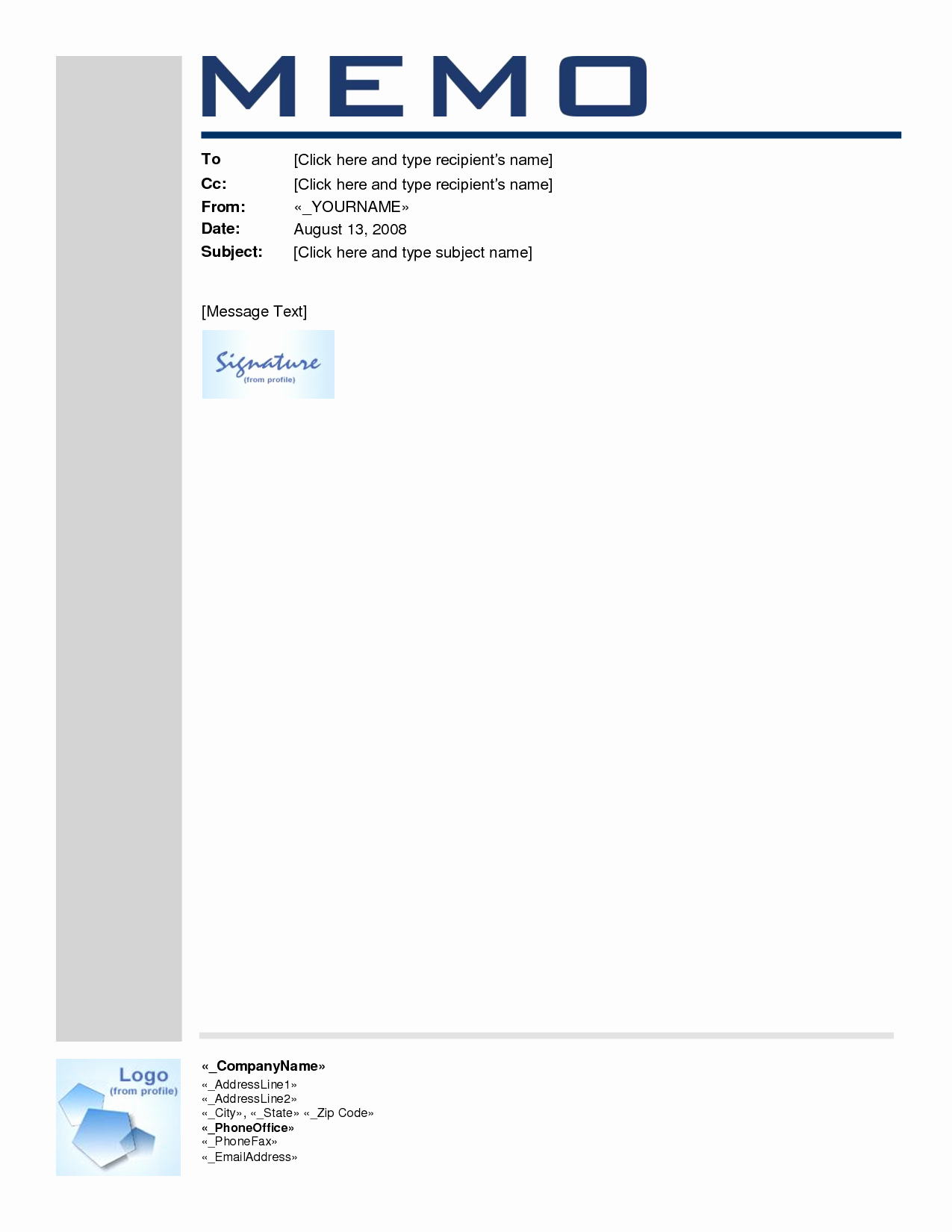 Ms Word Memo Templates Lovely Memo Template Word