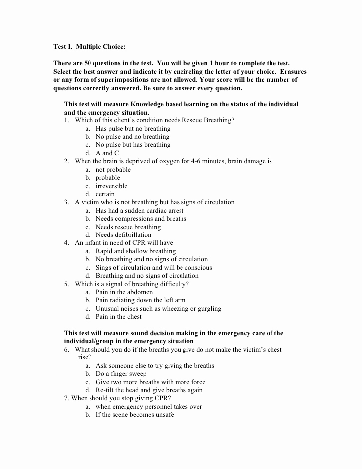 Multiple Choice Test Template Unique An Example Of Multiple Choice Fill In the Blanks for