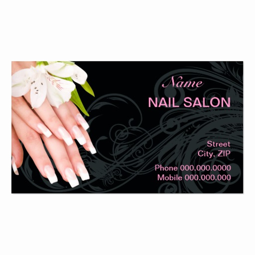 Nail Salon Business Cards Best Of Nail Salon Business Card