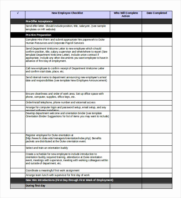 New Hire Checklist Template Beautiful You Should Only Use An Excel Onboarding Checklist Template