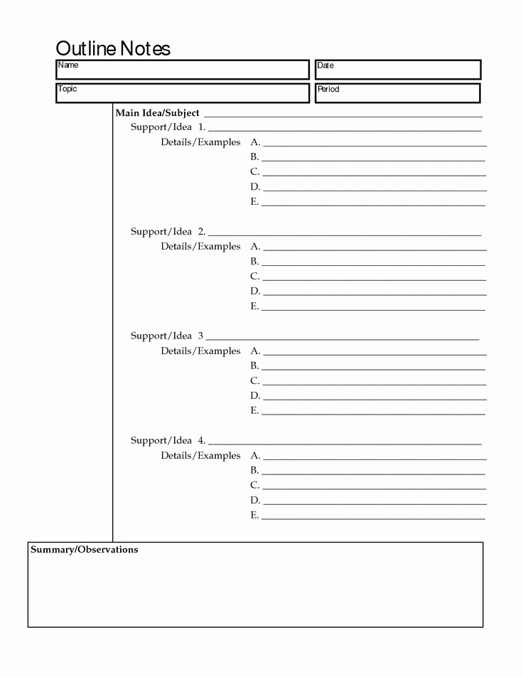 Note Taking Template Word Beautiful Best 25 Notes Template Ideas On Pinterest