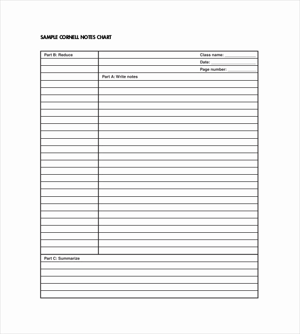 Note Taking Template Word Inspirational Cornell Notes Template for Mac – 8 Free Wodr Excel Ppt