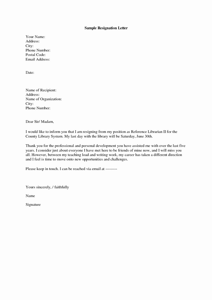 Official Letter Of Resignation Inspirational 25 Best Ideas About Resignation Email Sample On Pinterest