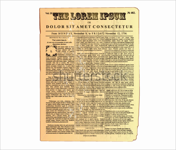 Old Newspaper Template Word Fresh Old Newspaper Template