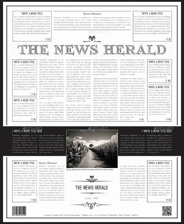 Old Newspaper Template Word Inspirational 53 Amazing Newspaper Templates Pdf Ppt Word Psd