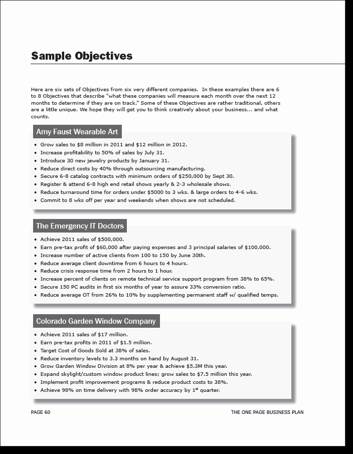 One Page Proposal Template Elegant 6 One Page Business Proposal Example