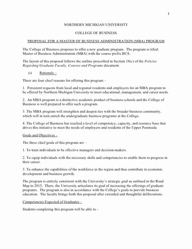 One Page Proposal Template Elegant One Page Research Proposal Template source