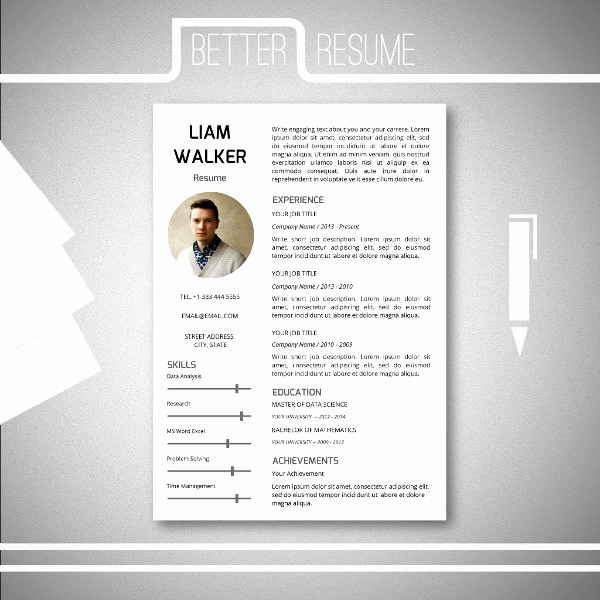 One Page Resume Examples Fresh 9 E Page Resume Templates