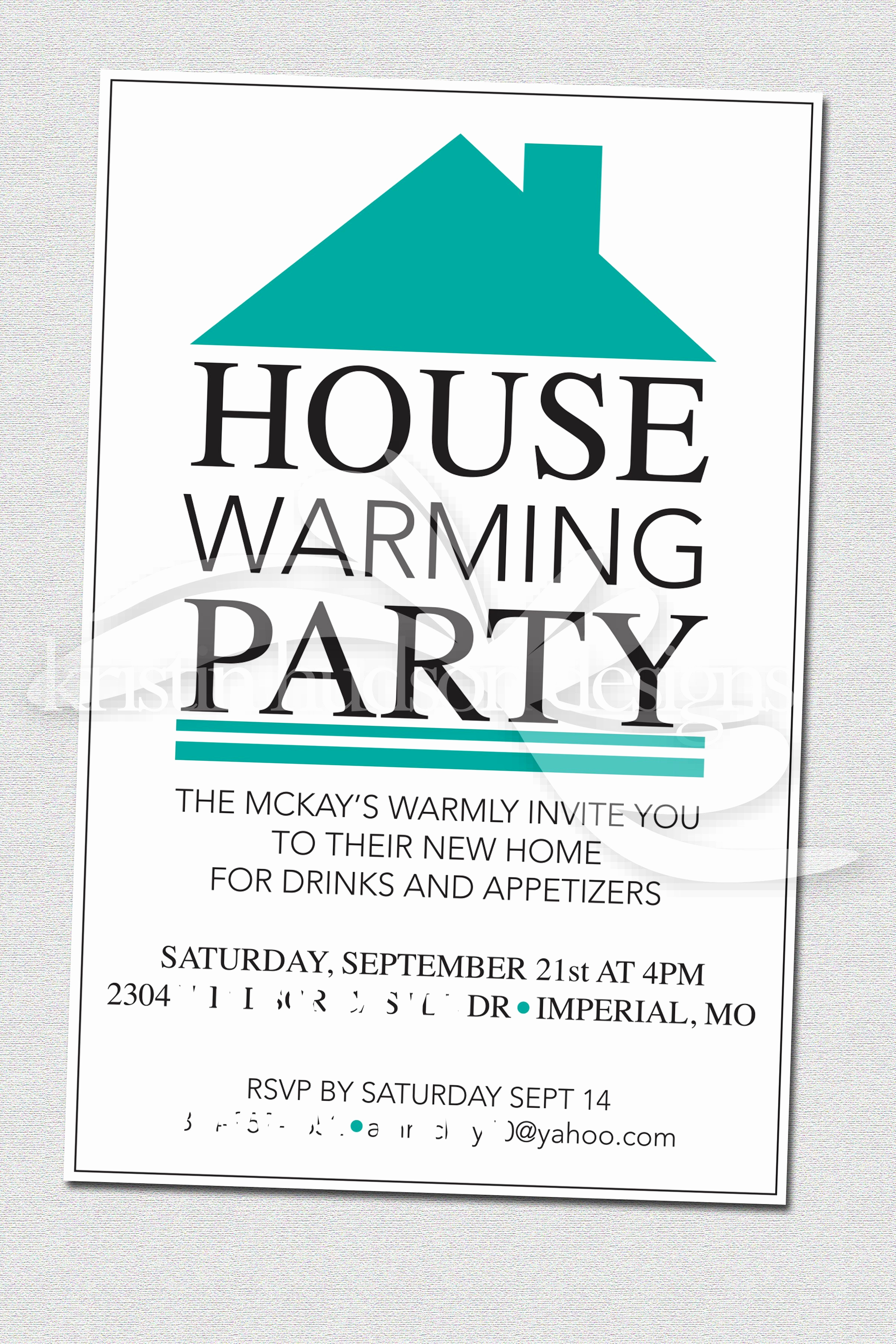 Open House Invitation Templates Lovely House Warming Party Invite