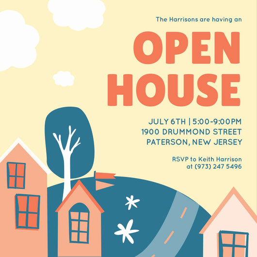Open House Invitation Templates New Open House Invitation Templates Canva