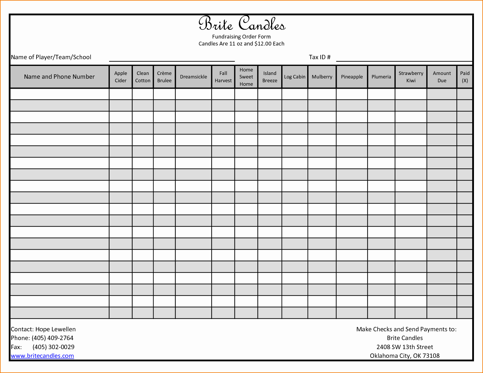 Order form Template Excel Lovely 5 order form Template Excel