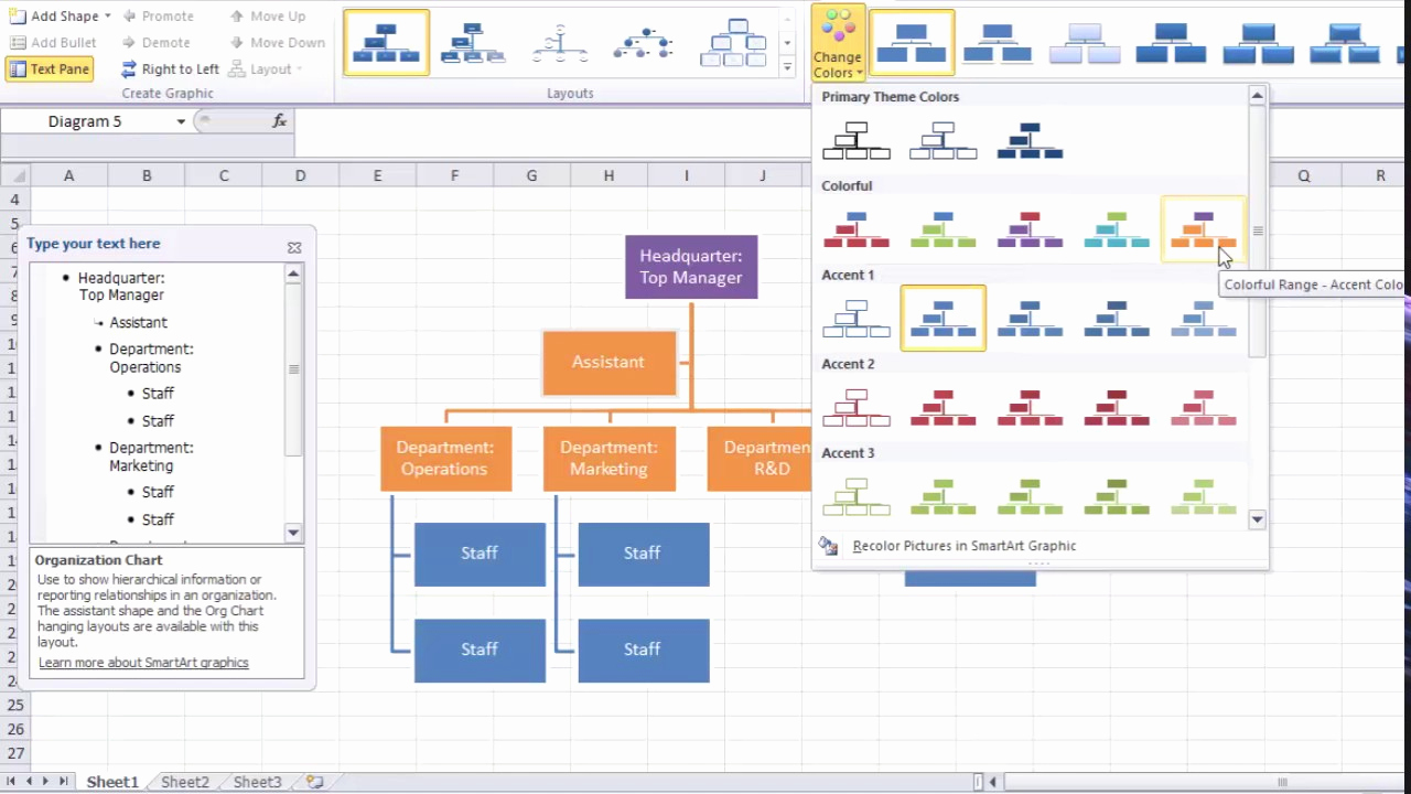 Organization Chart Template Excel Unique organization Chart Template Excel Quick Easy
