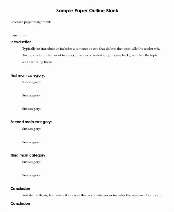 Outline Of A Paper Beautiful Personal Essay Outline