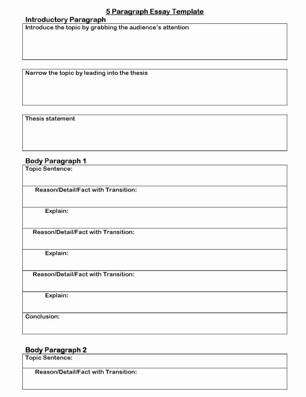 Outline Template for Essay Awesome Writing Proficiency Support Echo Effect