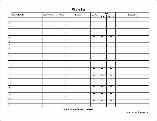 Patient Sign In Sheets New Free Easy Copy Detailed Patient Sign In Sheet with