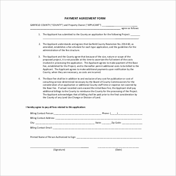 Payment Agreement Contract Pdf Awesome 21 Free Payment Agreement Templates Pdf Word Doc formats