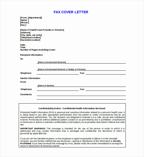 Personal Fax Cover Sheet Luxury 12 Cover Sheet Doc Pdf