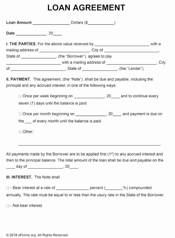 Personal Loan Agreement Between Friends Lovely Basic Loan Contract Template – Sevnet