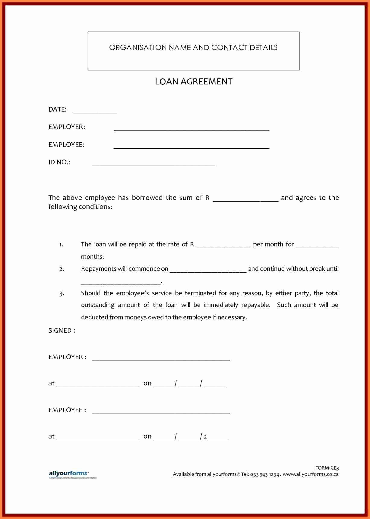 Personal Loan Agreement Between Friends Unique 8 Personal Loan Agreement Between Friends