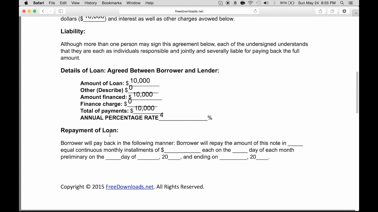 Personal Loan Agreement Pdf Luxury How to Write A Free Personal Loan Agreement Pdf