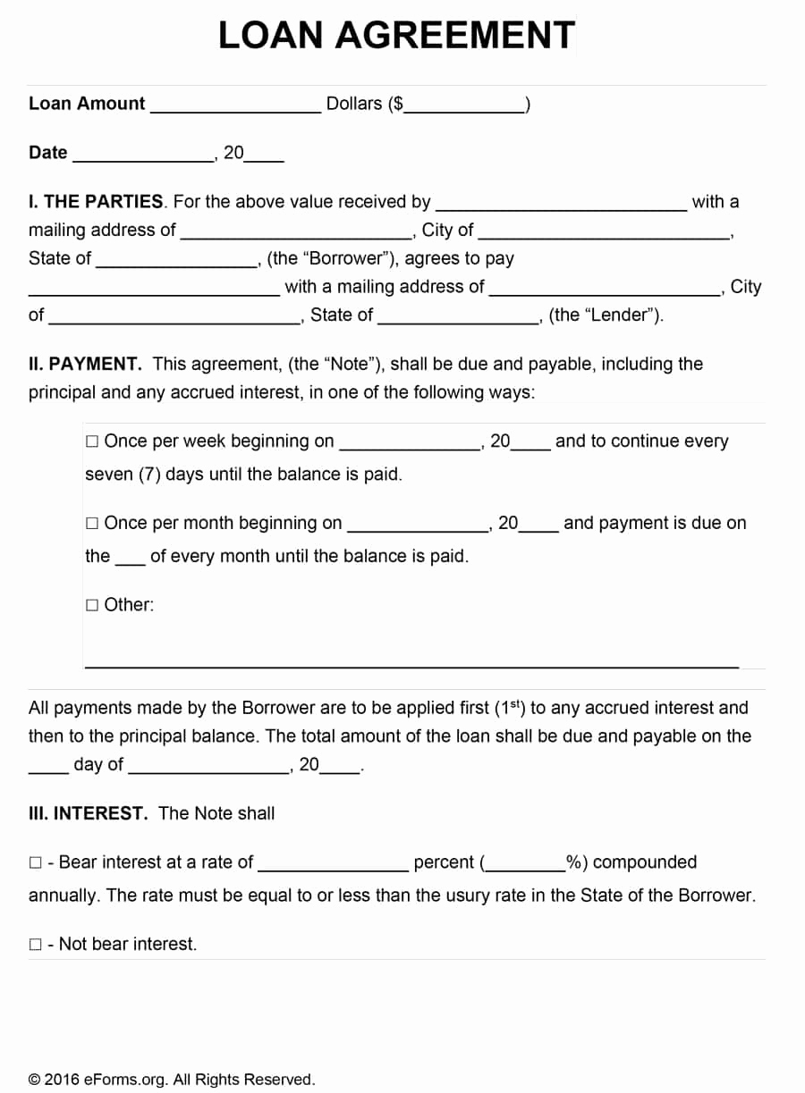 Personal Loan Contract Template Beautiful 40 Free Loan Agreement Templates [word &amp; Pdf] Template Lab