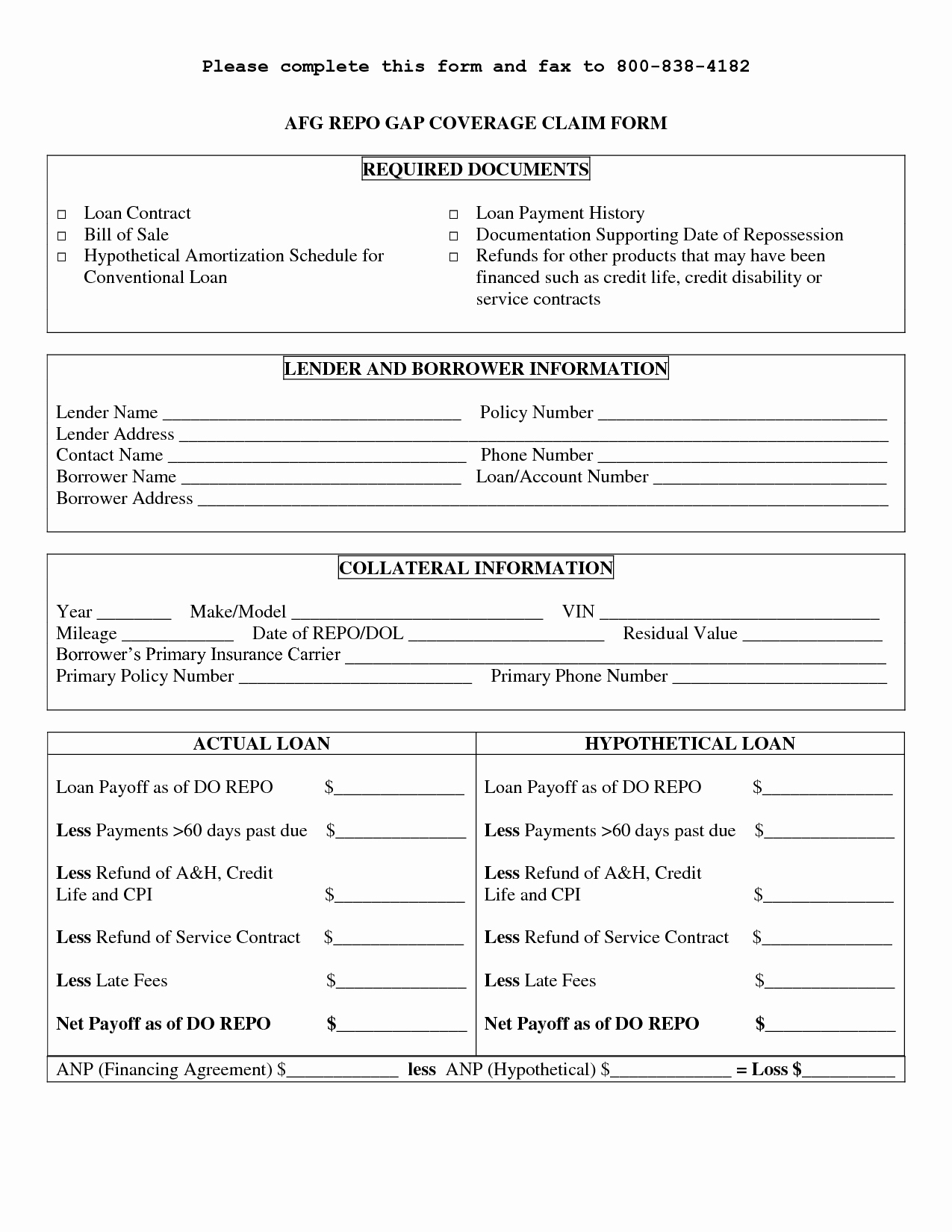 Personal Loan Contract Template Elegant Free Printable Personal Loan Contract form Generic
