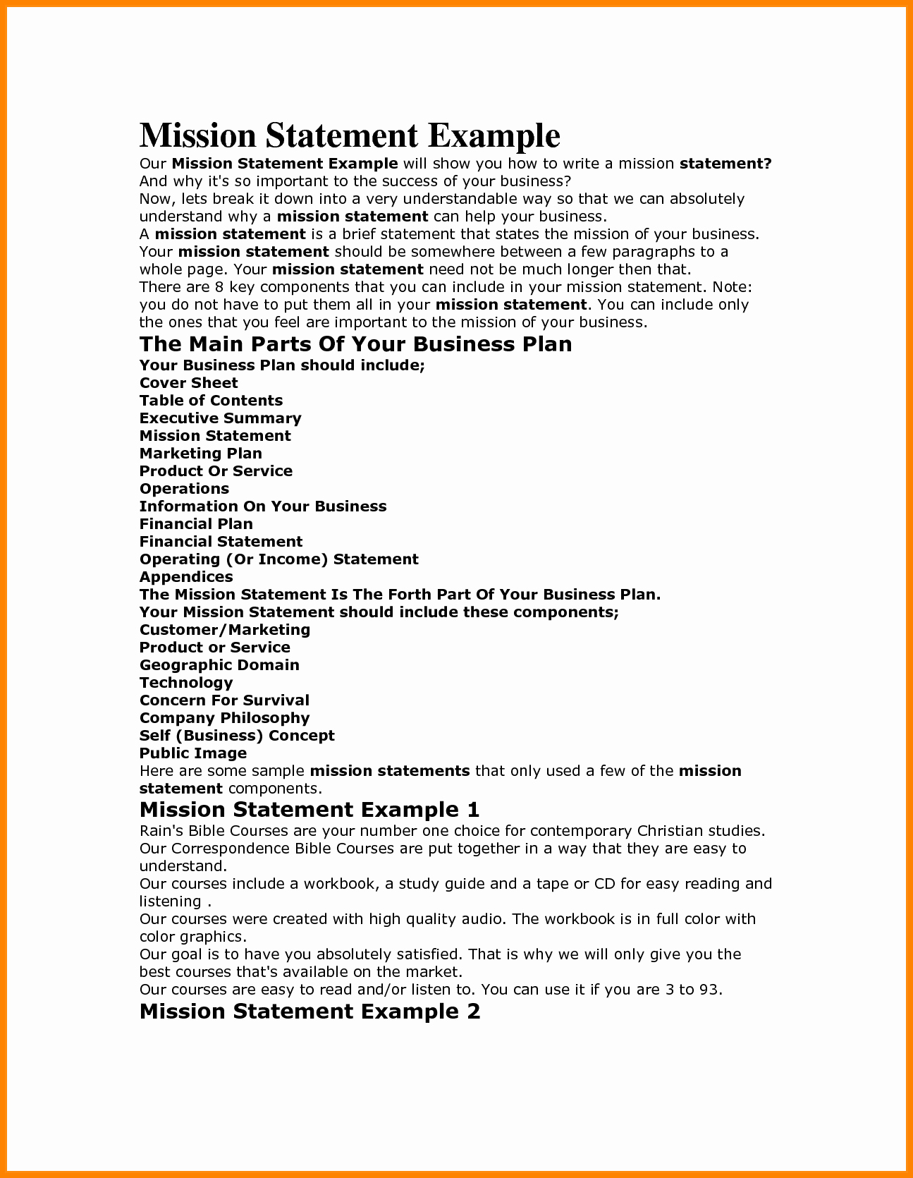 Personal Mission Statement Template Fresh 6 Sample Personal Mission Statement