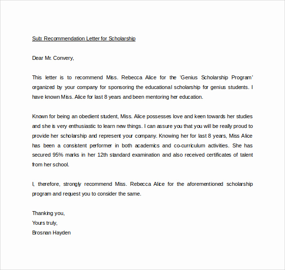 Personal Recommendation Letter Sample Fresh 25 Sample Personal Letters Of Re Mendation Pdf Doc