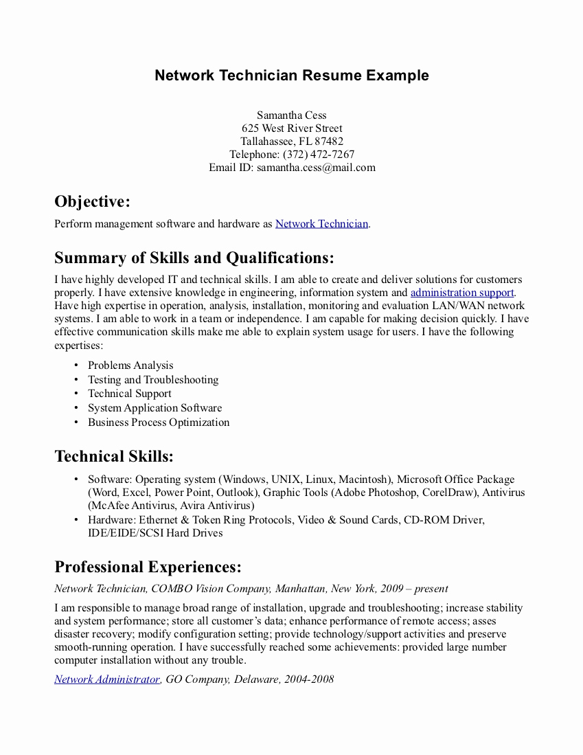 Pharmacy Tech Resume Samples Inspirational Pharmacy Tech Resume Samples