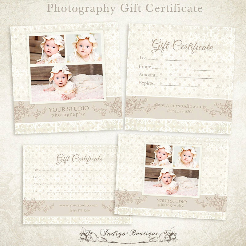 Photography Gift Certificate Template Beautiful Graphy Gift Certificate Photoshop Template by
