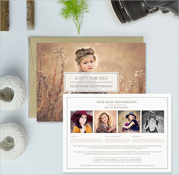 Photography Gift Certificate Template Beautiful Graphy Gift Certificate Templates – 17 Free Word