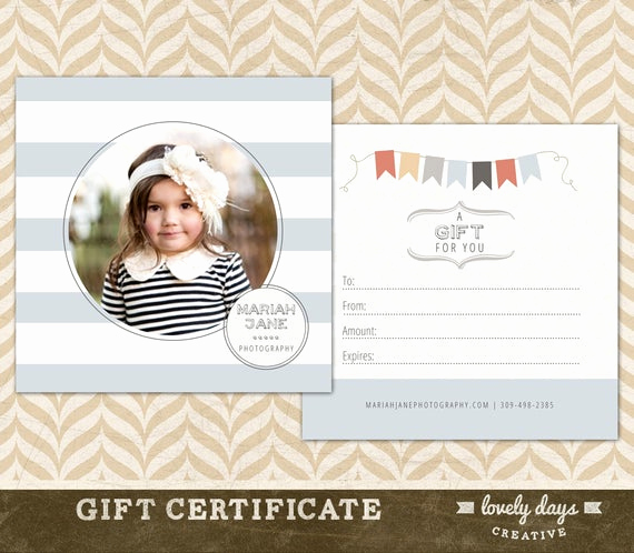 Photography Gift Certificate Template Best Of Graphy Gift Certificate Template for Graphers