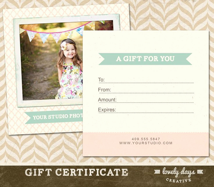 Photography Gift Certificate Template Inspirational 37 Best Images About Gift Certificate Ideas On Pinterest