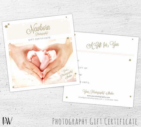 Photography Gift Certificate Template Lovely Graphy Gift Certificate Shop Template for