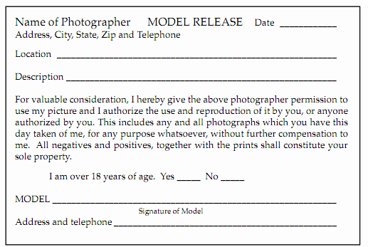 Photography Model Release form Elegant Contextual Street Graphy Chapter I