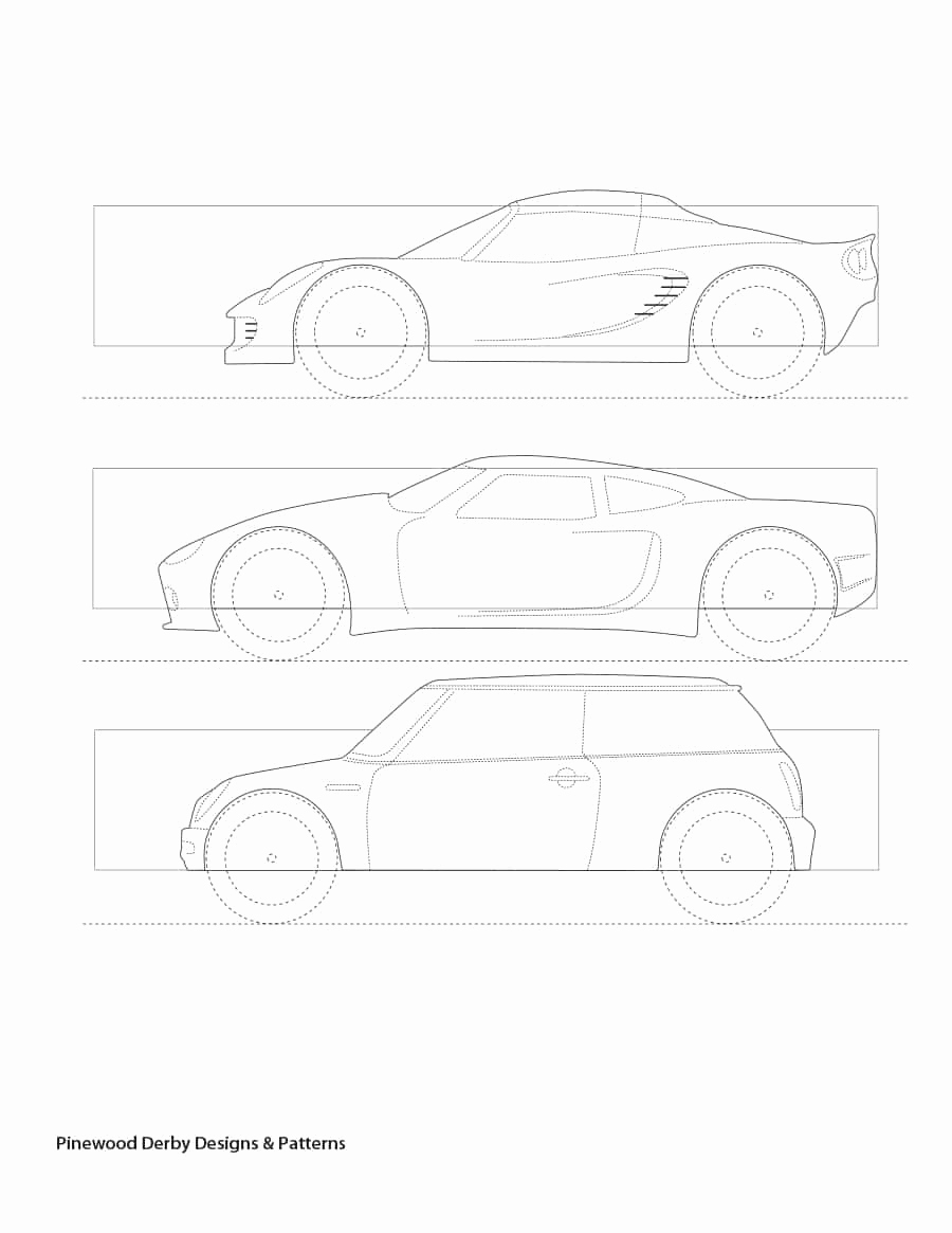 Pinewood Derby Car Template Luxury 39 Awesome Pinewood Derby Car Designs &amp; Templates