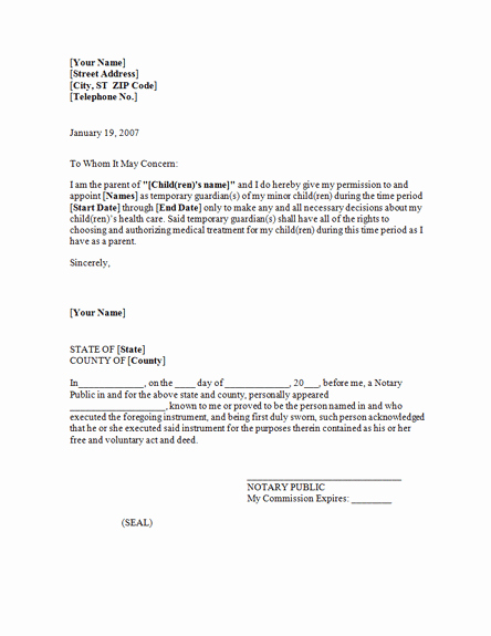 Power Of attorney Letter Best Of Power attorney Letter