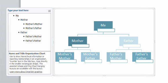 Powerpoint Family Tree Template Awesome Family Tree Powerpoint Using Smartart