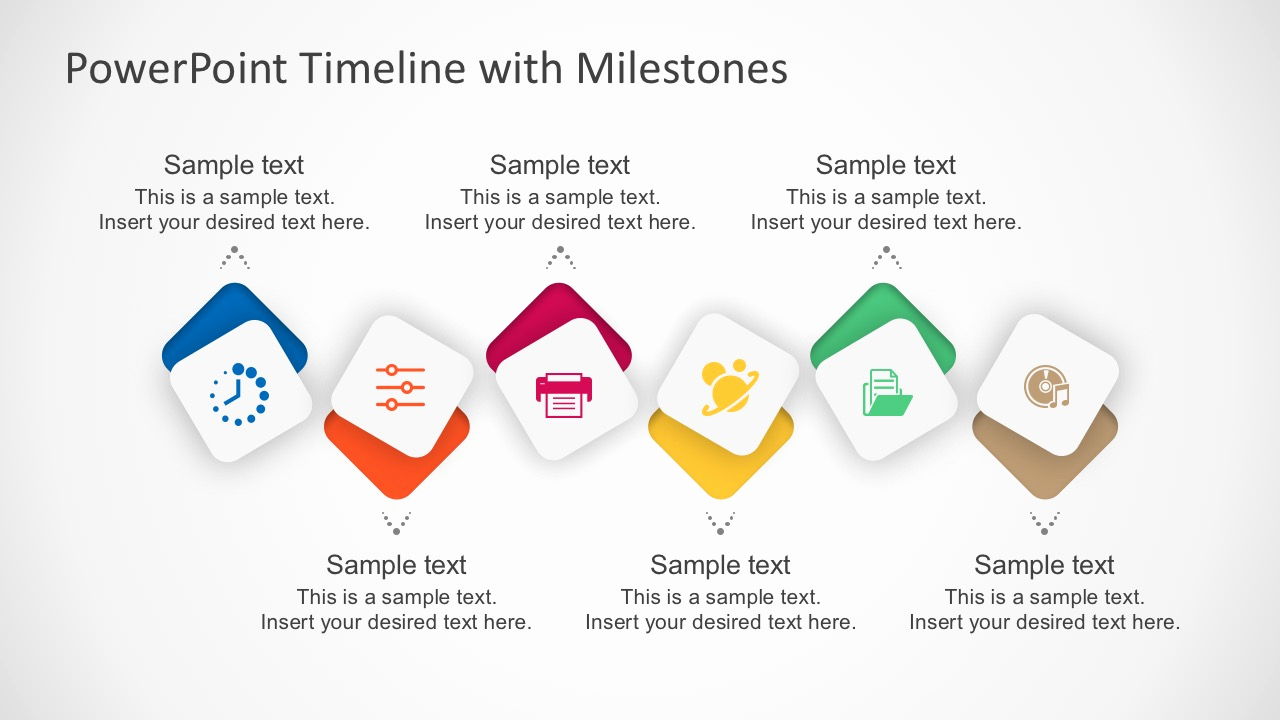 Powerpoint Timeline Template Free Awesome Free Milestone Shapes and Timeline Powerpoint