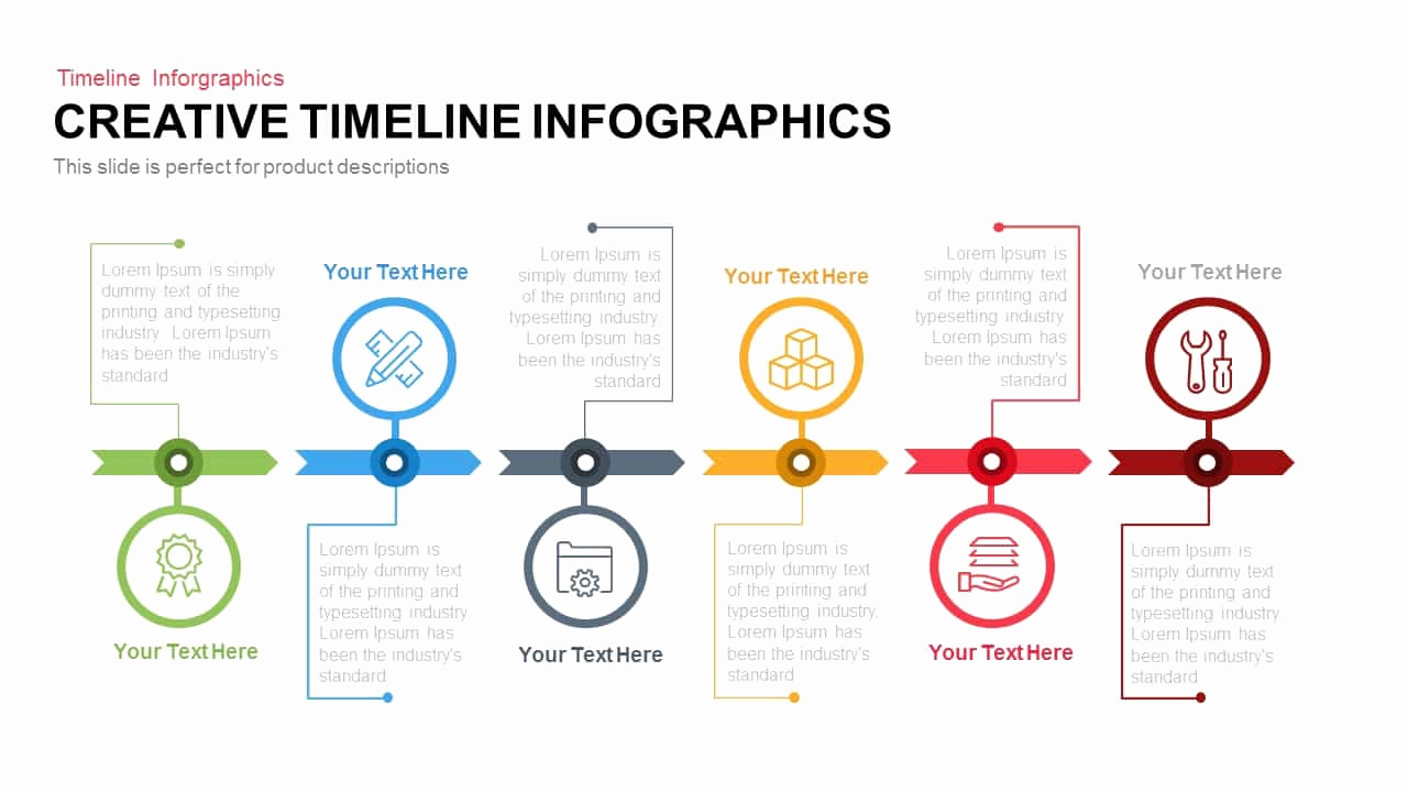 Powerpoint Timeline Template Free Lovely Creative Infographics Timeline Powerpoint Template