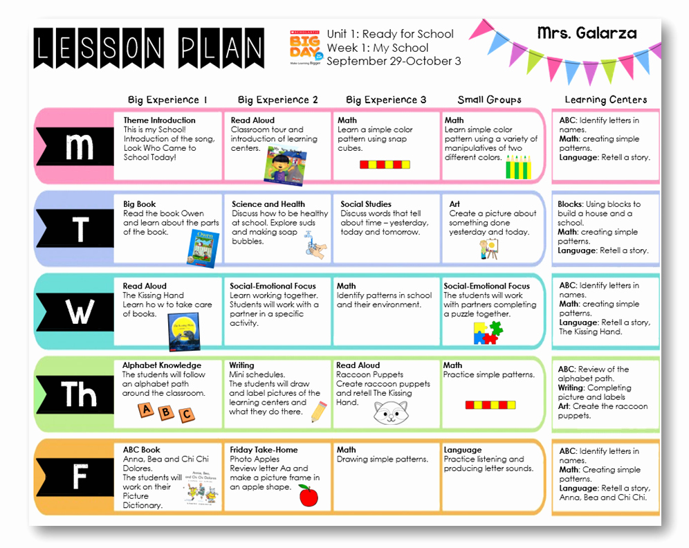 Prek Lesson Plan Template Fresh 1000 Images About Lesson Plans &amp; Planners On Pinterest