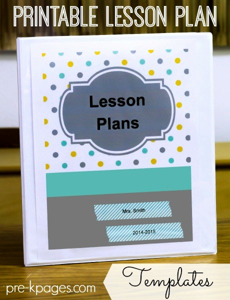 Prek Lesson Plan Template Lovely Printable Lesson Plans for Preschool Pre K and