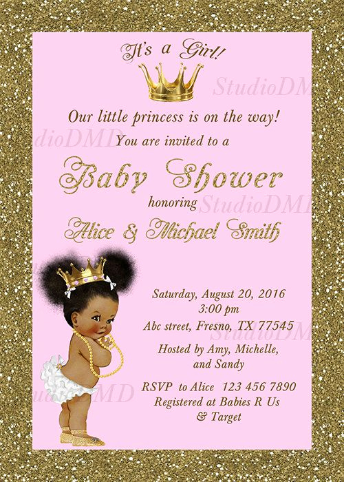 Princess Baby Shower Invitations Beautiful Princess Baby Shower Invitation Little Princess Baby