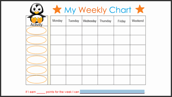 Printable Behavior Charts for Home Best Of Behavior Chart Point Sheets