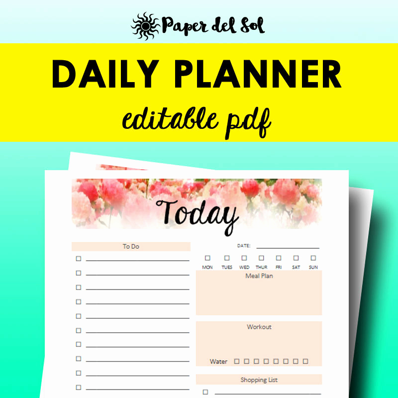 Printable Daily Planner 2019 Inspirational Daily Planner Printable 2019 Daily Planner 2019 Printable