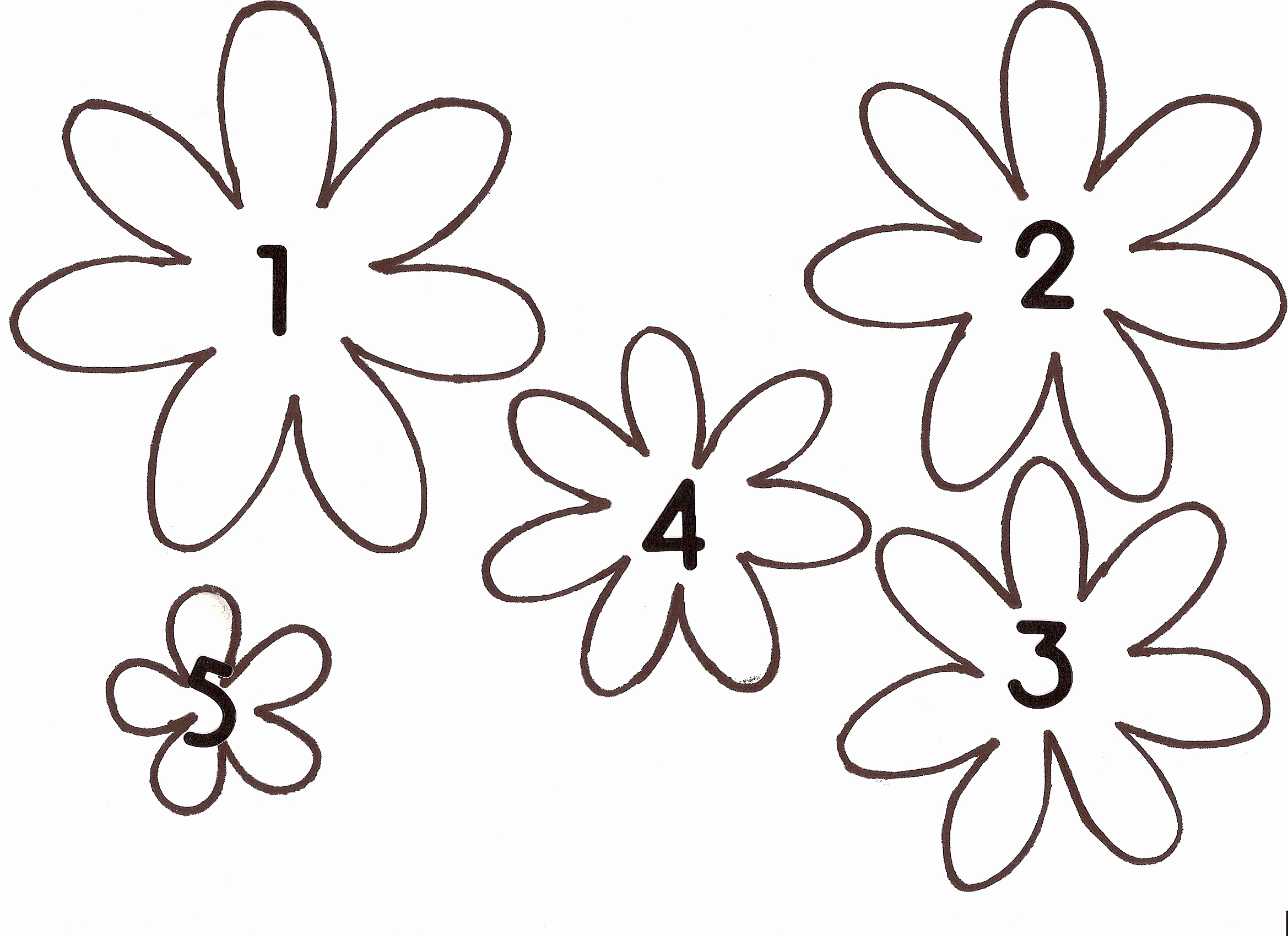 30 Printable Flower Template Cut Out