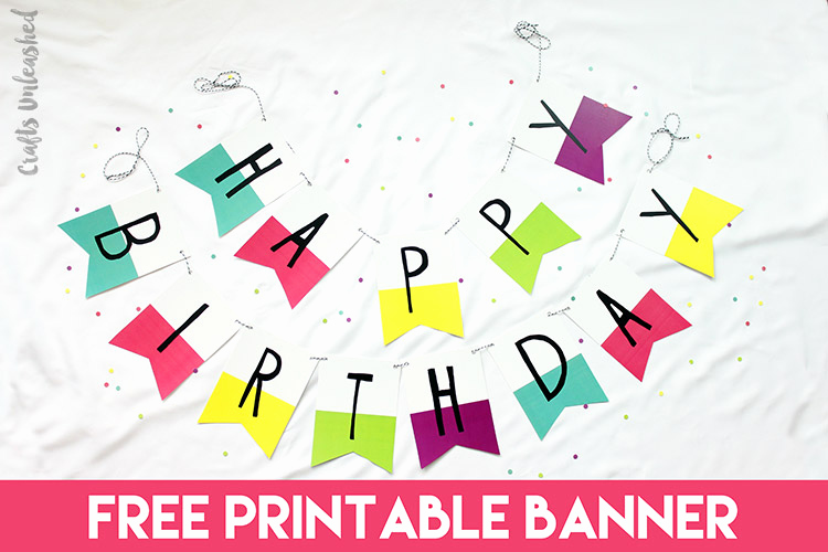 Printable Happy Birthday Banners Fresh Free Printable Banner Happy Birthday Pennants Consumer
