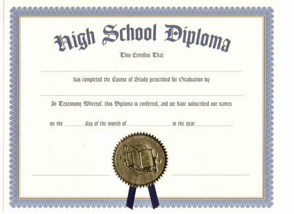 Printable High School Diploma Elegant High School Diploma