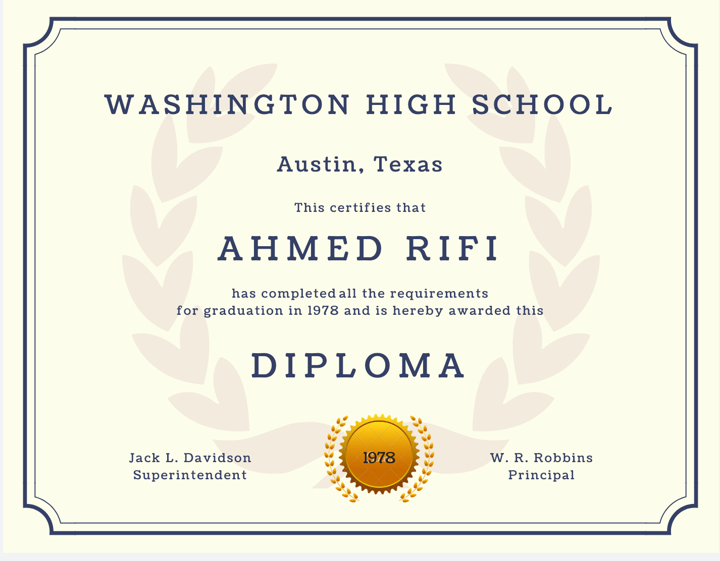 Printable High School Diploma Fresh 60 Free High School Diploma Template Printable